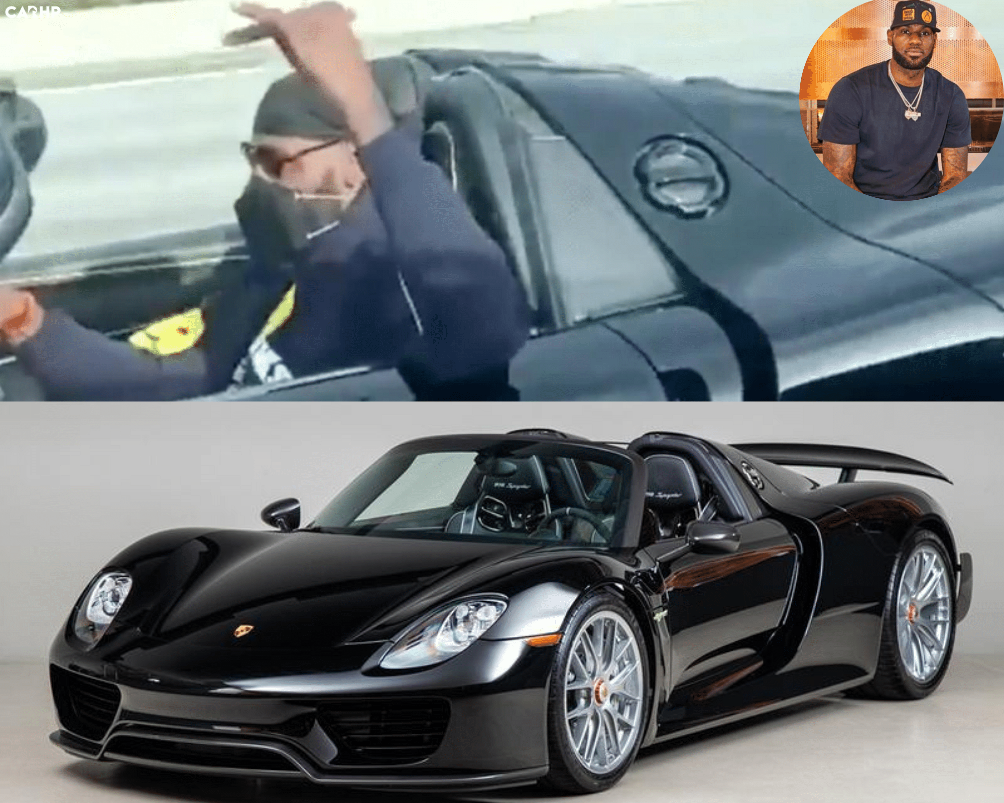 LeBron James 2015 Porsche 918 Spyder Weissach Package