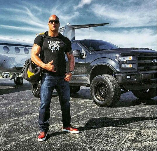 The Rock and his pickup | The rock dwayne johnson, Rock johnson, Dwayne the  rock