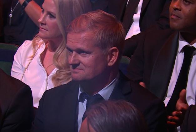 Haaland senior appeared to raise his eyebrows at Messi winning the award