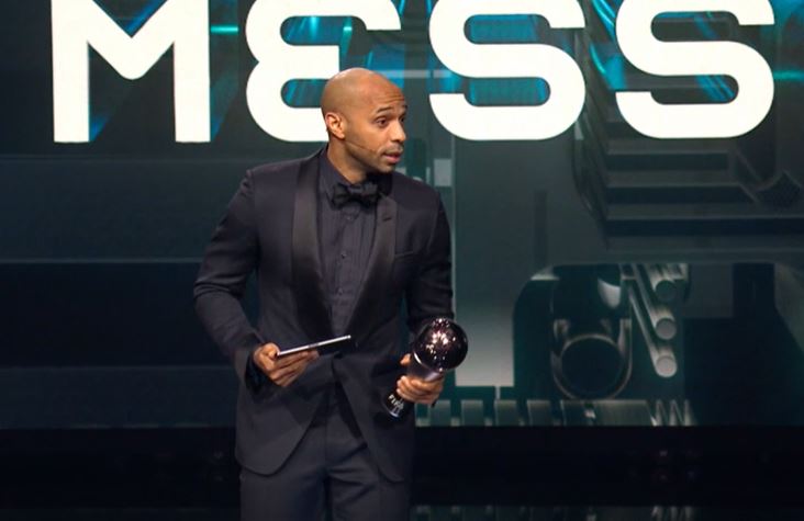 Henry will deliver the award for Messi and couldn't resist poking fun at Tottenham in the process