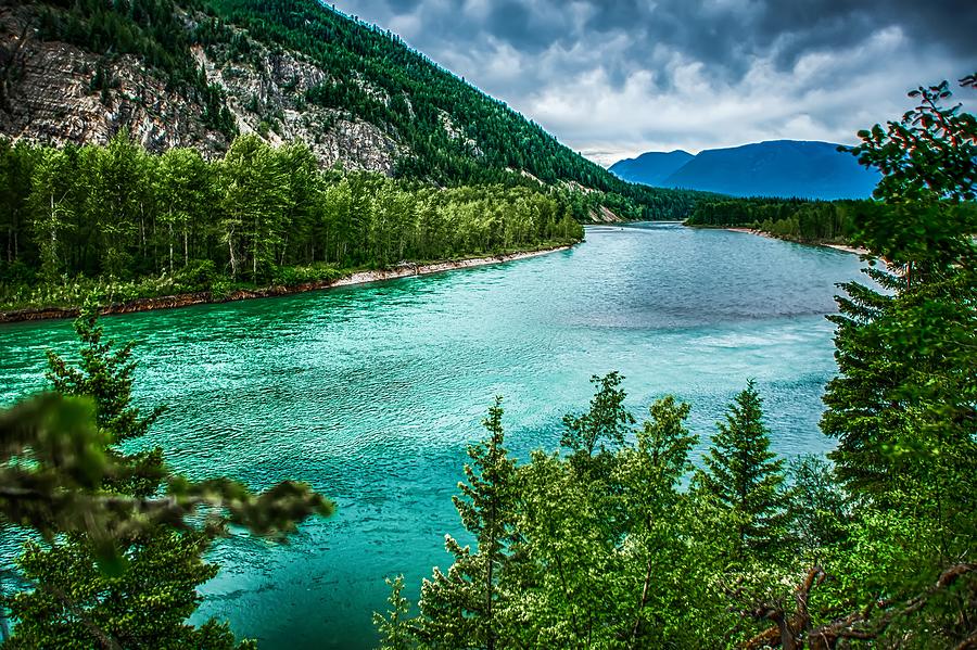 Flathead River Rapids In Glacier National Park Montana #3 Photograph by  Alex Grichenko - Fine Art America