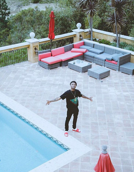 Star Boy Wizkid Shows off His New Mega Crib in LA | BellaNaija