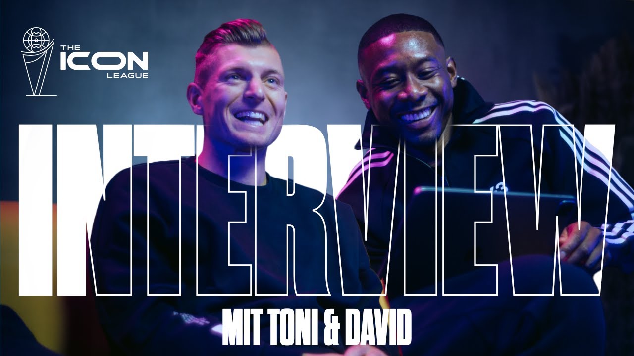 Ich will das Ding gewinnen"! - Toni Kroos & David Alaba im The Icon League Interview #03 - YouTube