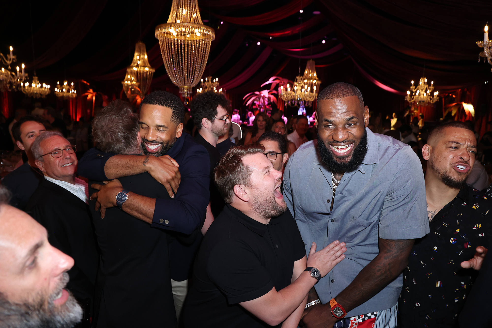 LeBron James parties hard during Miami Grand Prix weekend