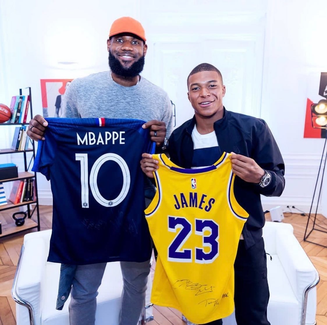 The French strikes is also close pals with Basketball star LeBron James