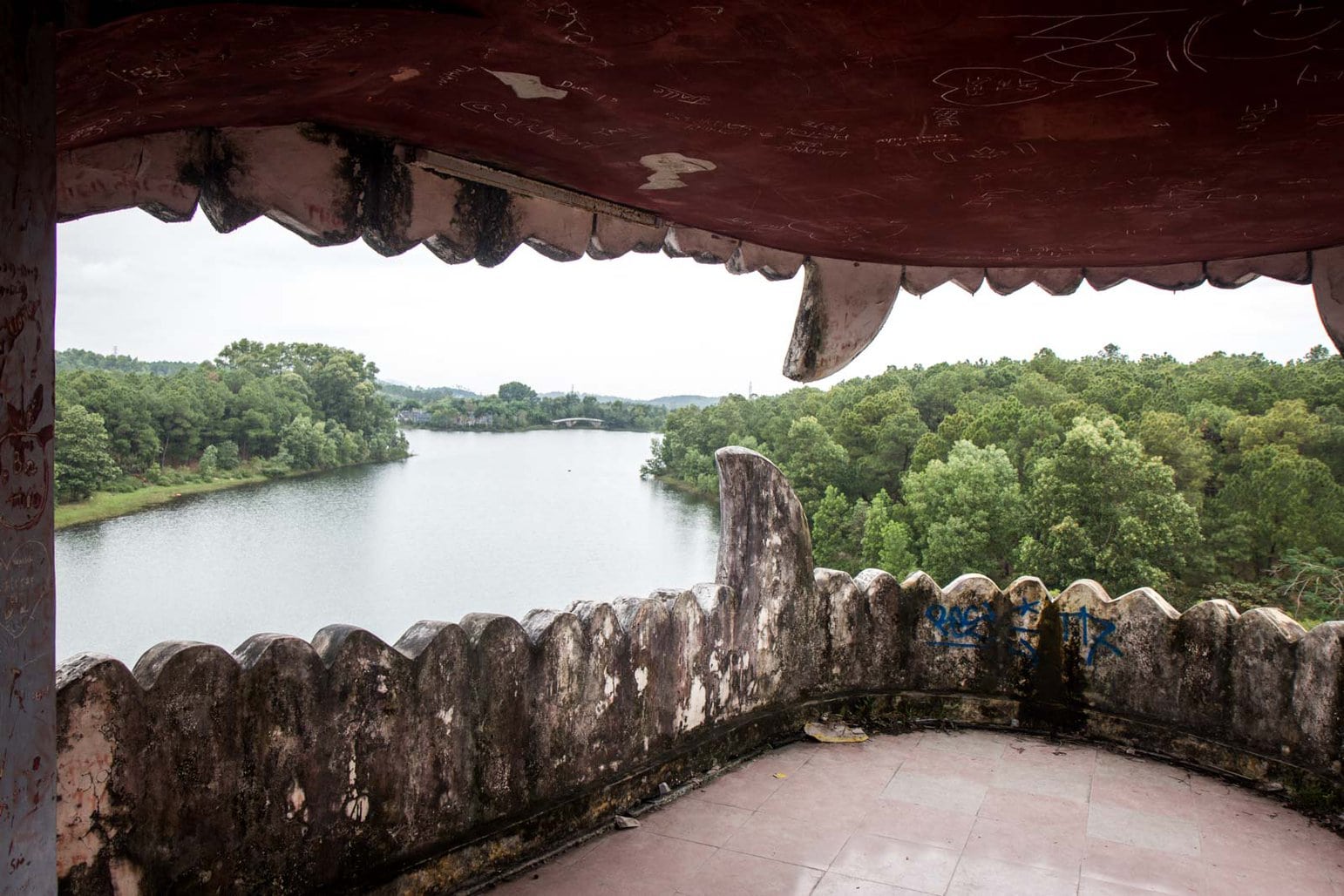 Abandoned water park, Hue, Vietnam