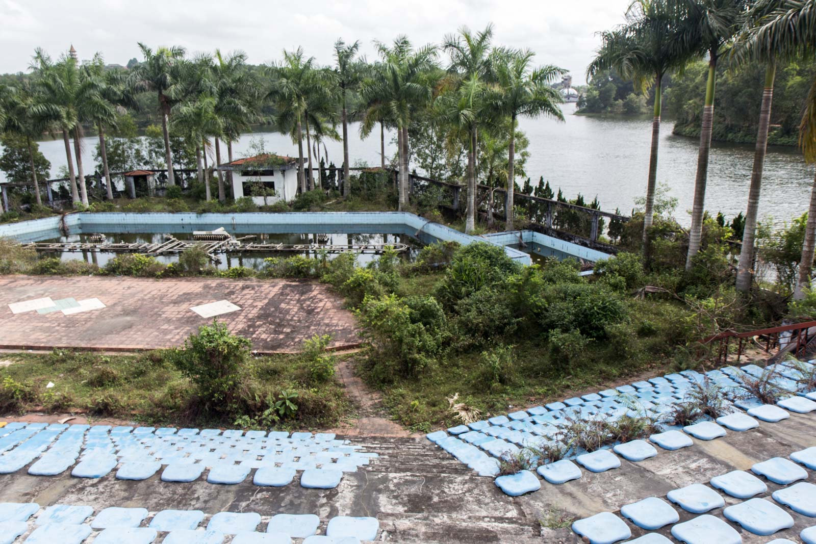 Abandoned water park, Hue, Vietnam