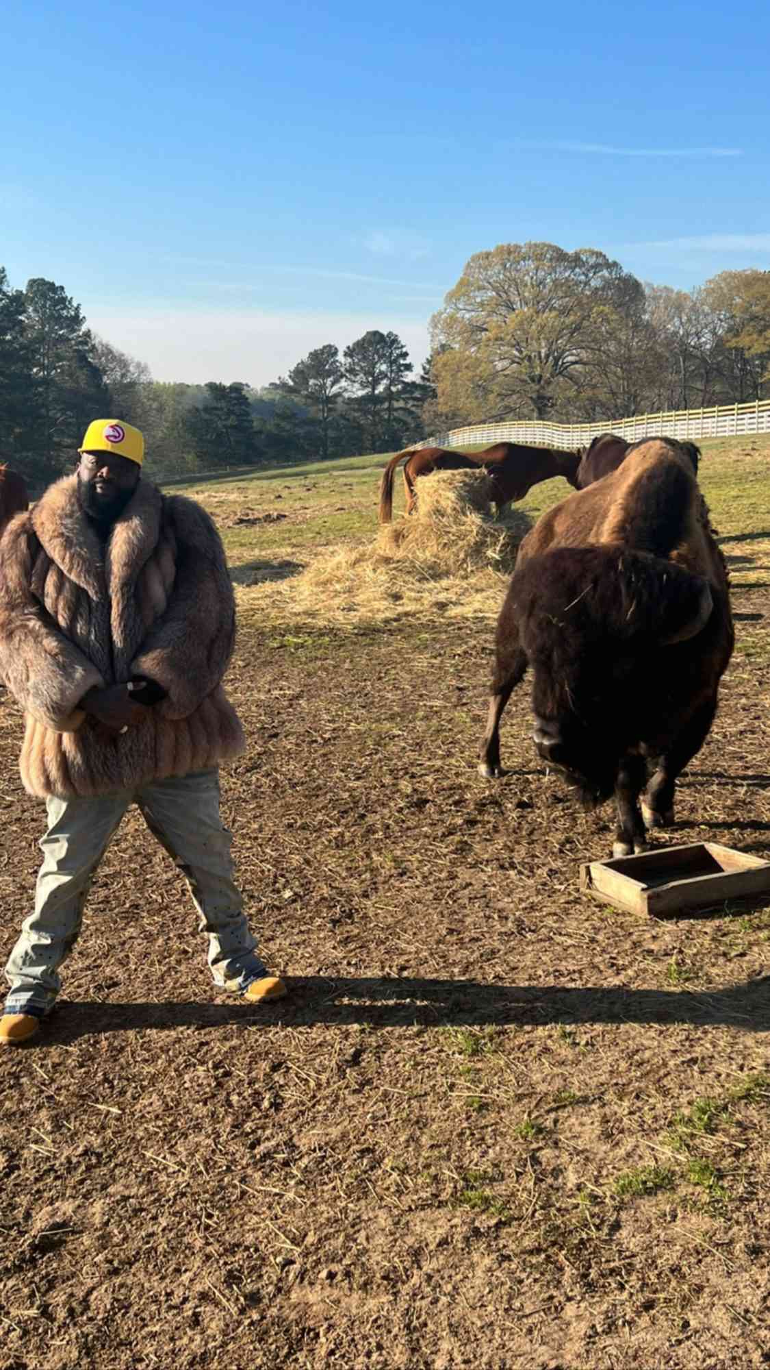 Rick Ross Says He's 'Rodeo Rick' After Locals Complain About Pet Bison