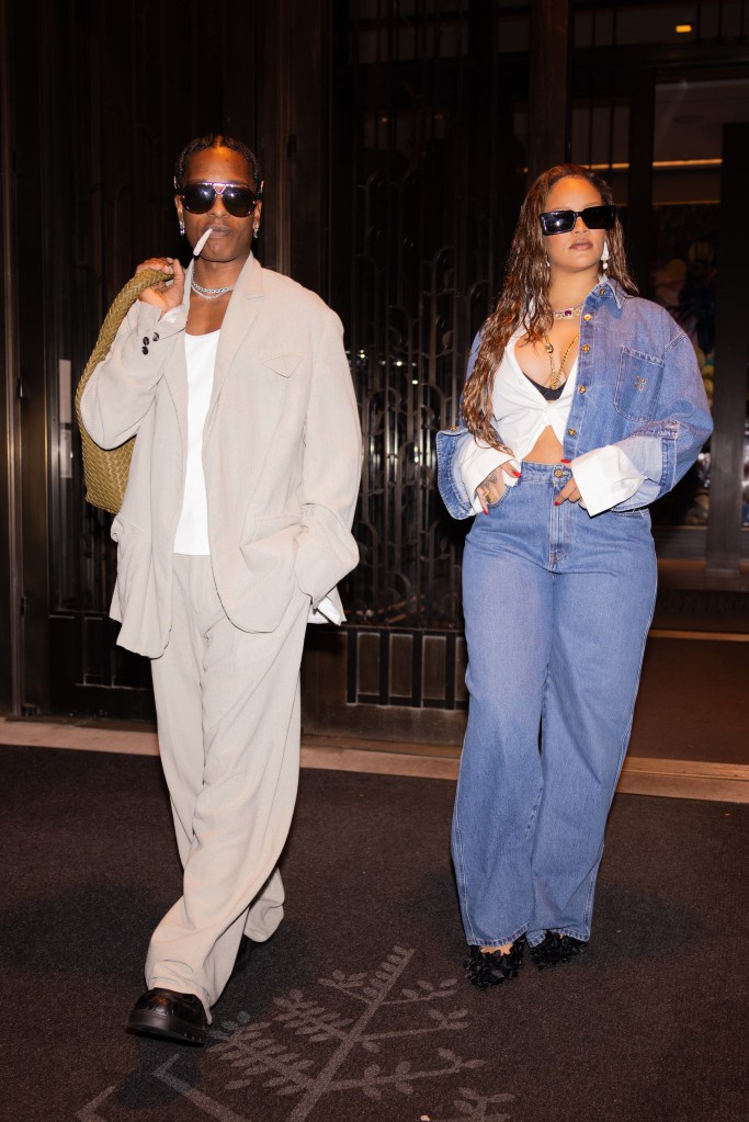 Rihanna and A$AP Rocky. 