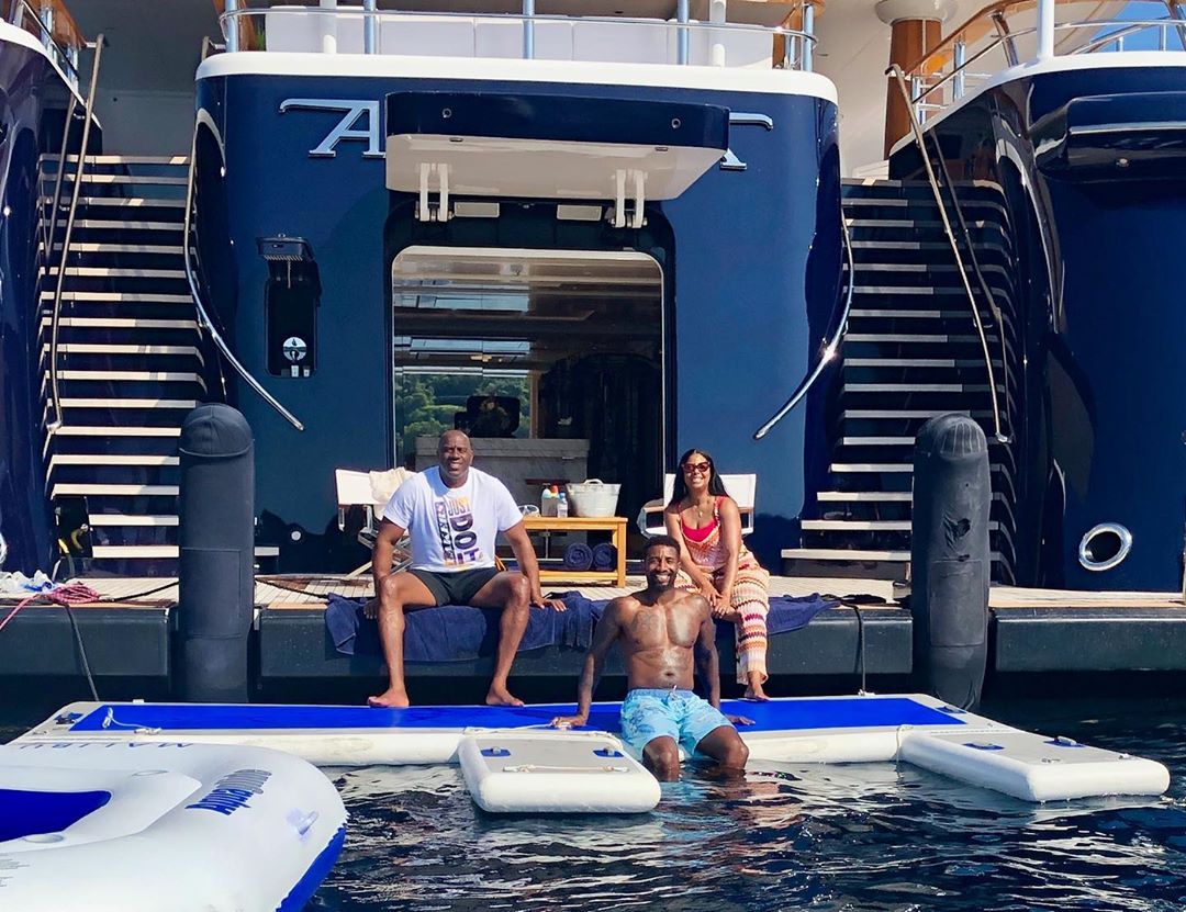 Inside Magic Johnson's $138million superyacht Aquila with nightclub and  cinema room which you can hire for $1m-a-week | The US Sun