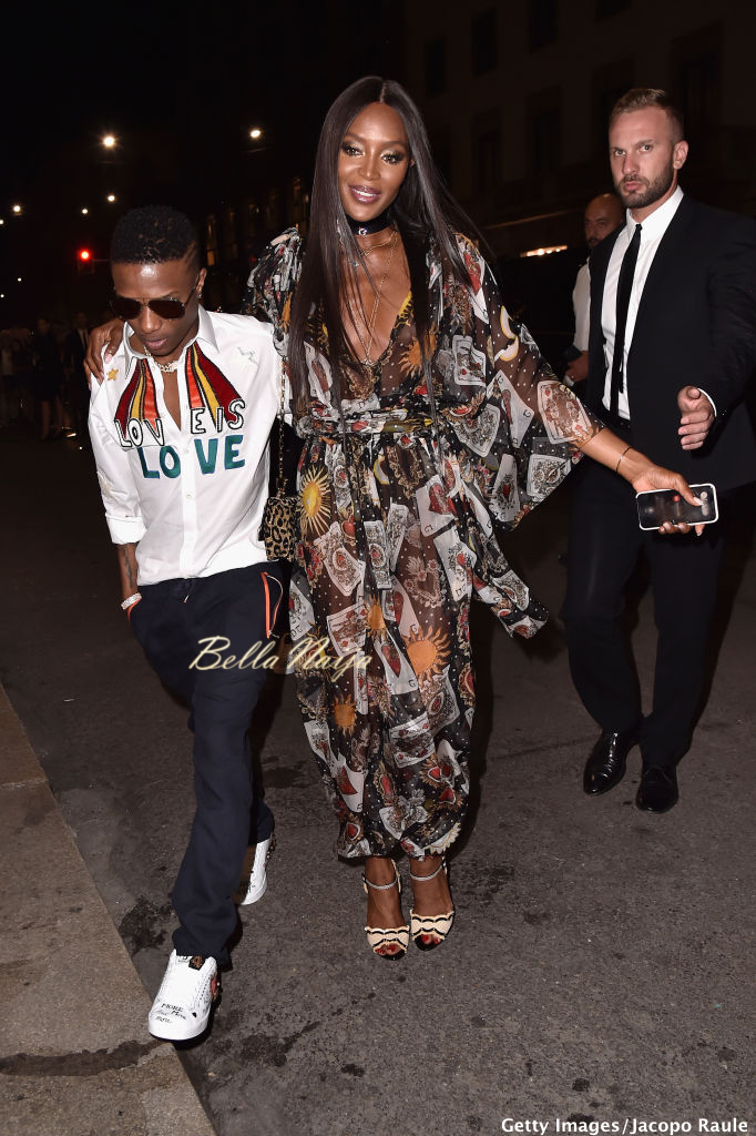 Wizkid parties with Domenico Dolce of Dolce & Gabbana, Naomi Campbell &  Tinie Tempah at Secret Show in Milan | BellaNaija