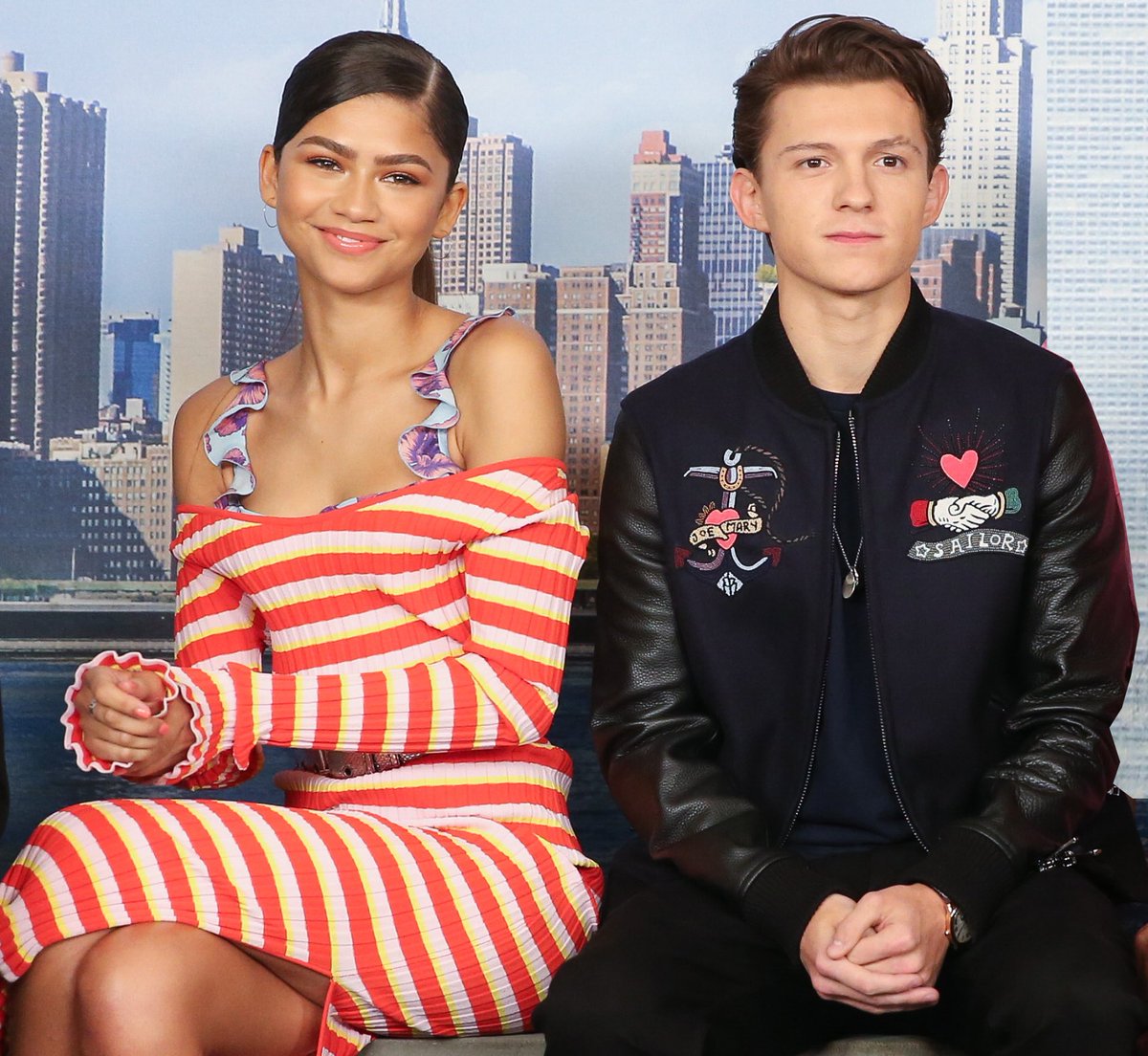 Golden Globe Awards on X: "Tom Holland and Zendaya talk about their roles in 'Spiderman Homecoming.' https://t.co/DAp3Xz8slh #movies #actors https://t.co/fYPzau9dke" / X