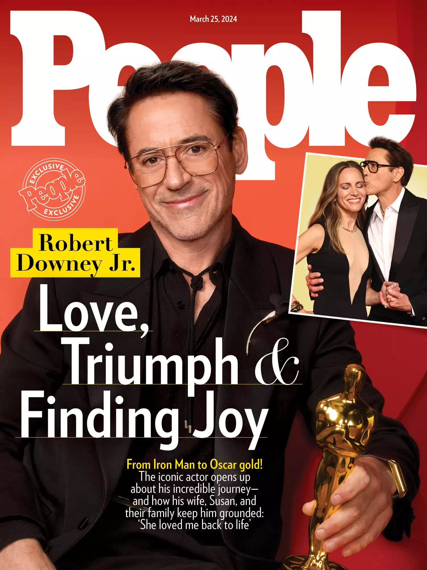 Robert Downey JR Oscars People Magazine Cover March 2024