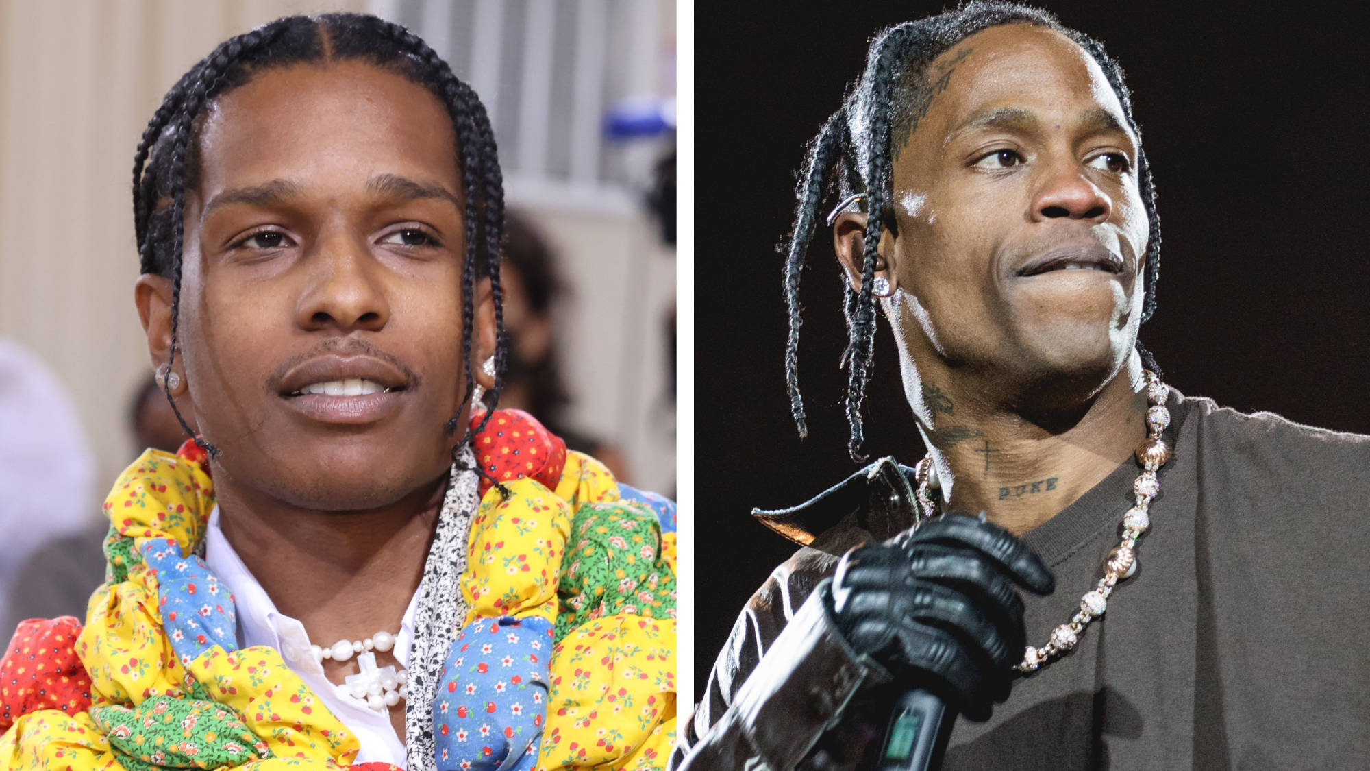 A$AP Rocky responds to claims Travis Scott 'stole his whole style' - Capital XTRA