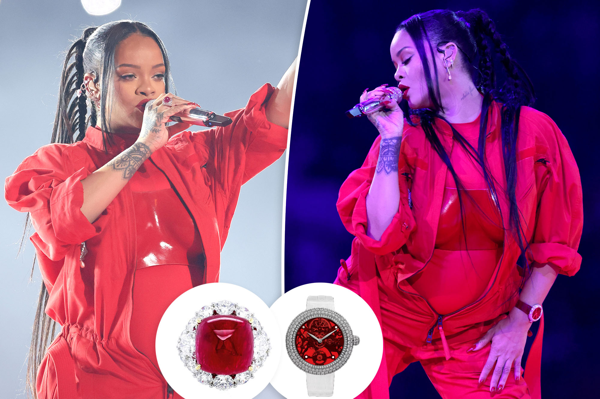 Rihanna wears $1.2M in diamonds for Super Bowl 2023 halftime show