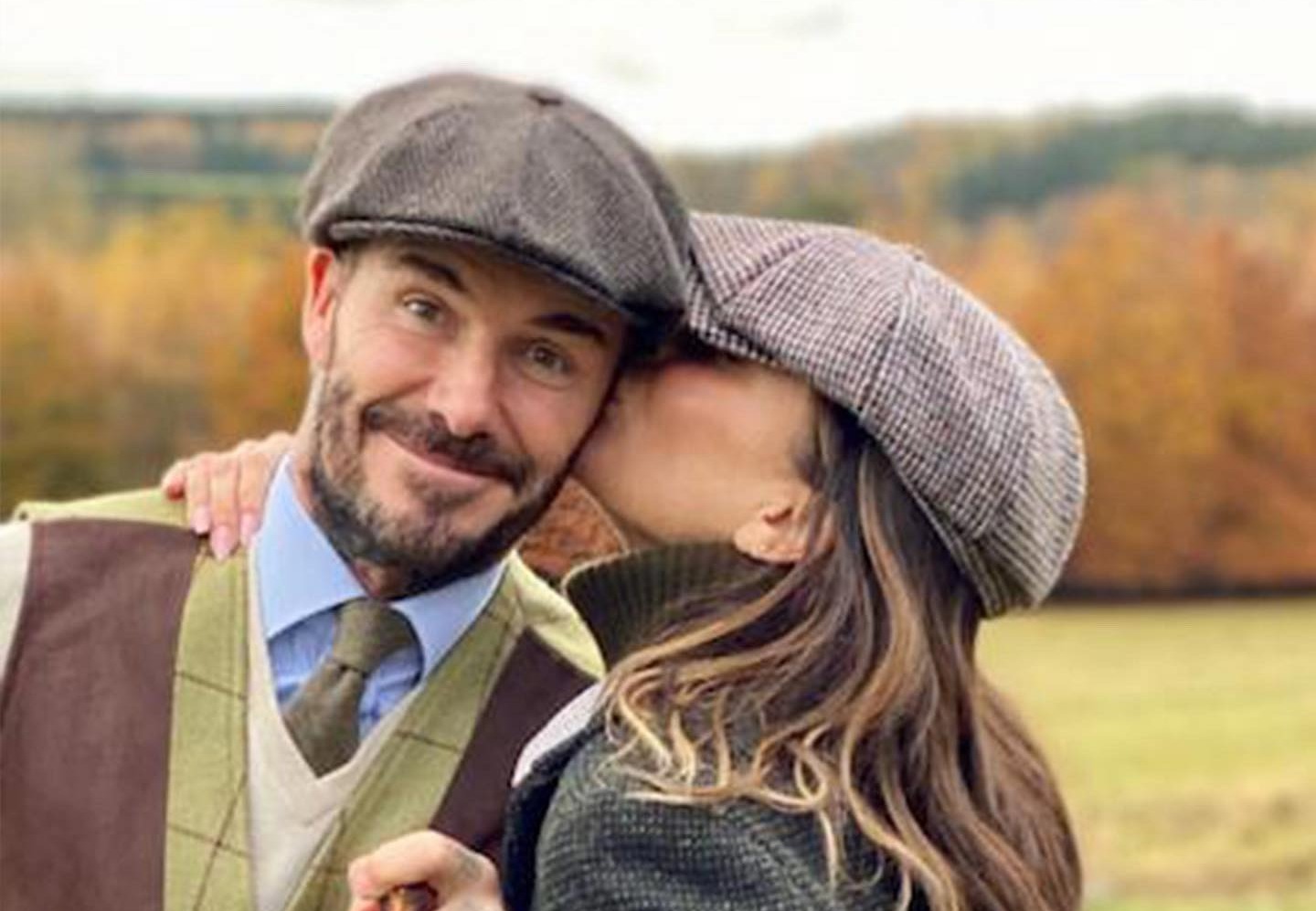 David, pictured with wife Victoria, won six Premier League titles with United