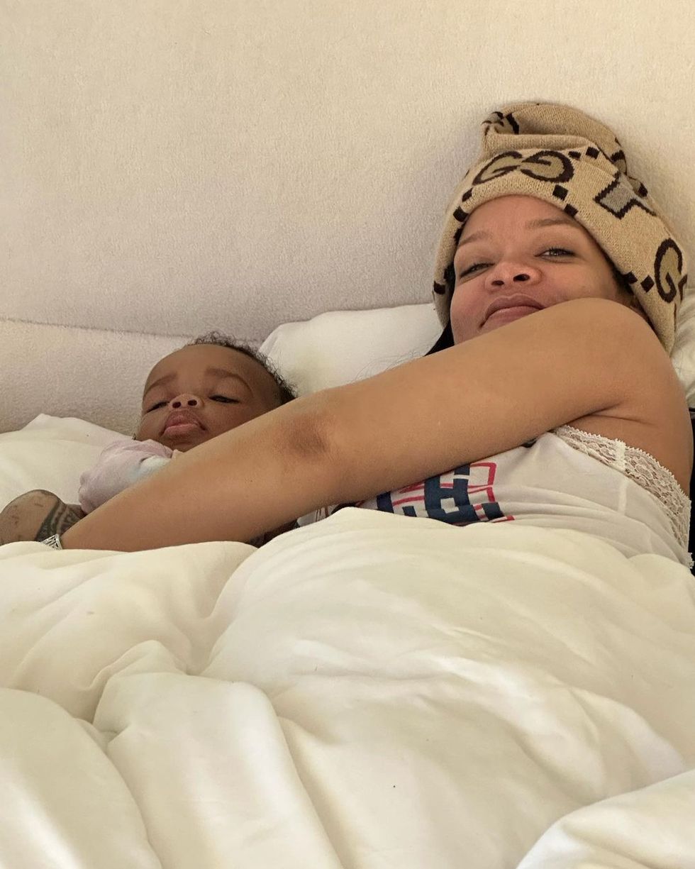 See A$AP Rocky, Rihanna and Son RZA in New Father's Day Photos