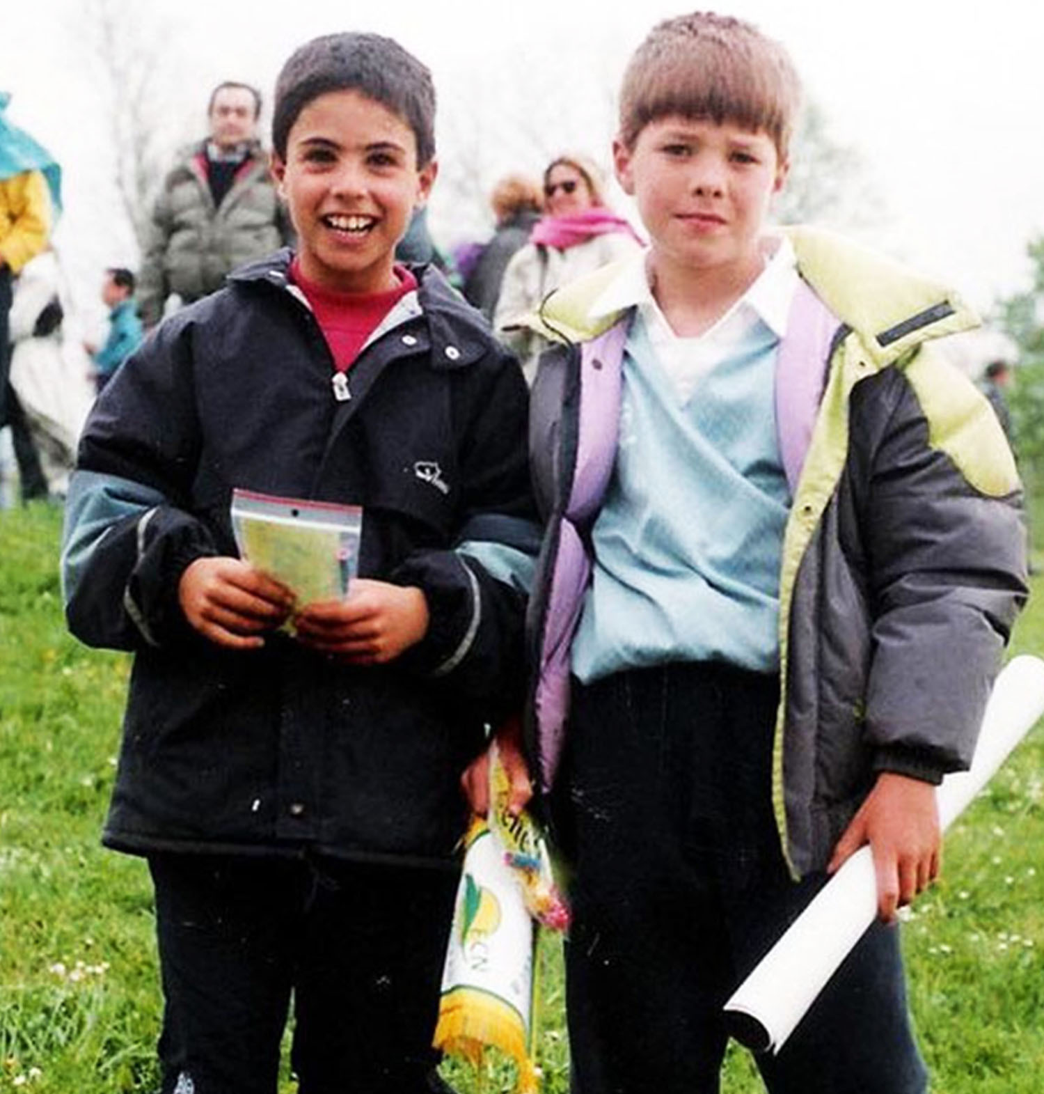 The pair played for Antiguoko when they were ten years old