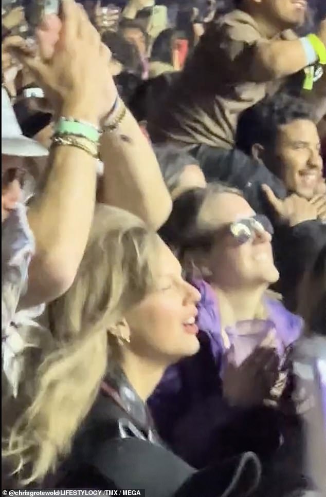 This is the first time Swift has attended the music festival since 2016