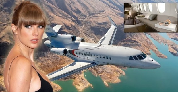 Take a look at the private jet of the new female billionaire - Taylor Swift - Photo 1.