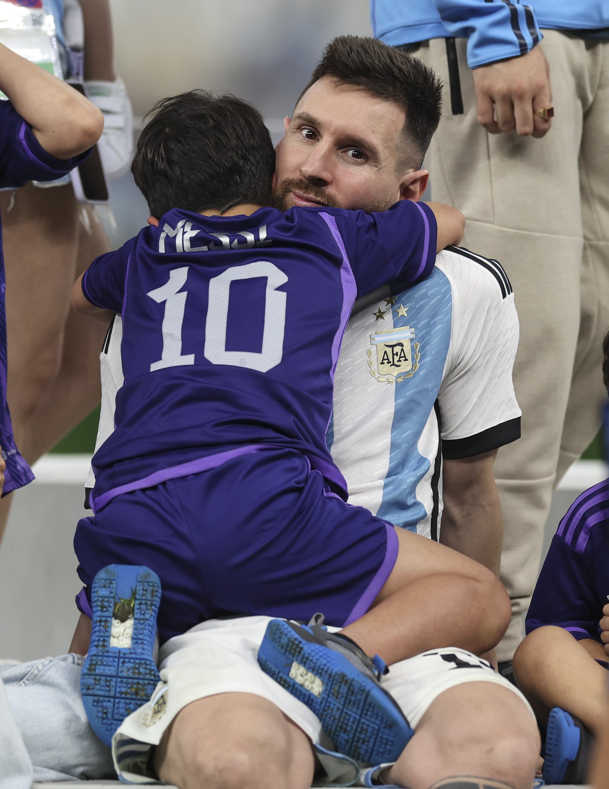 Celebrity Gossip & News | Lionel Messi's Family Celebrate His World Cup Win  After the Game: "MY CHAMPION" | POPSUGAR Celebrity UK Photo 11