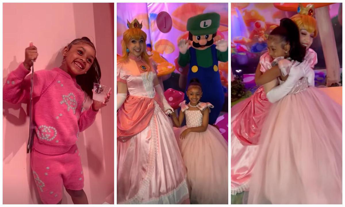 Cardi B and Offset throw Kulture a Super Mario-themed birthday