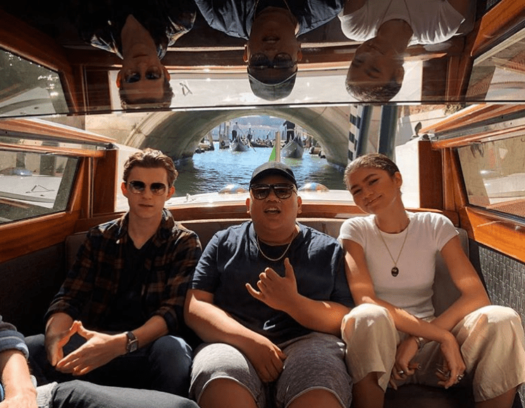 Zendaya, Tom Holland Take a Boat Ride in Venice