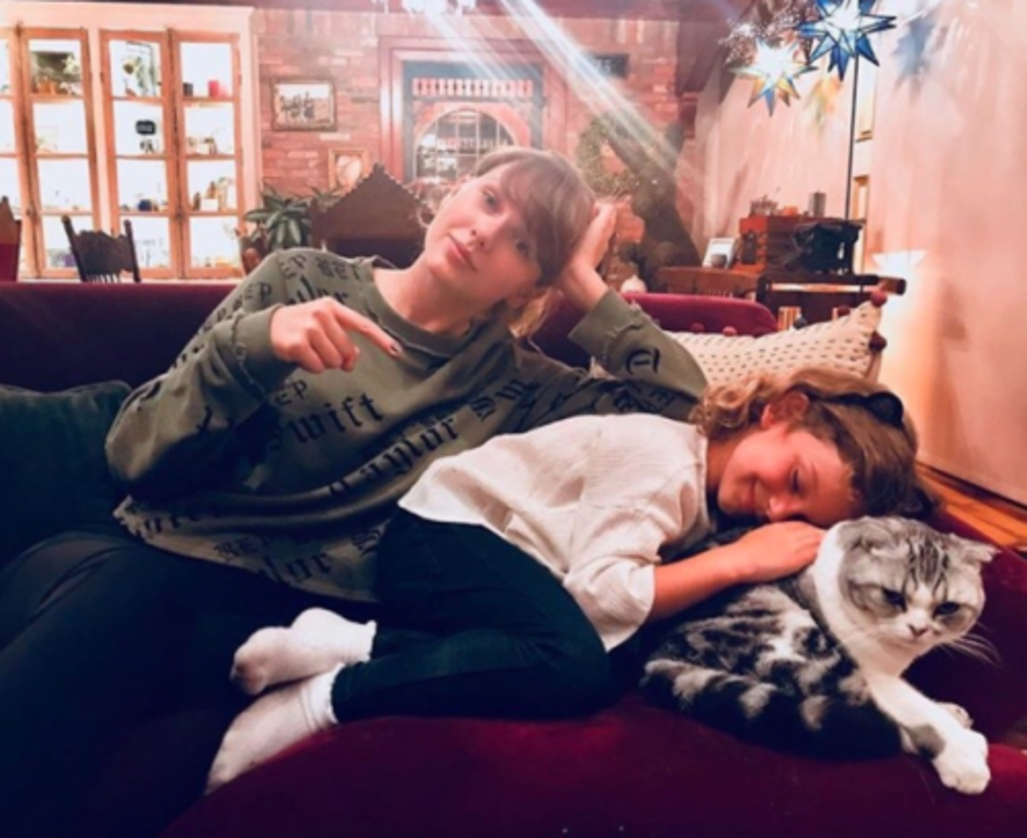 Taylor Swift in her Nashville home