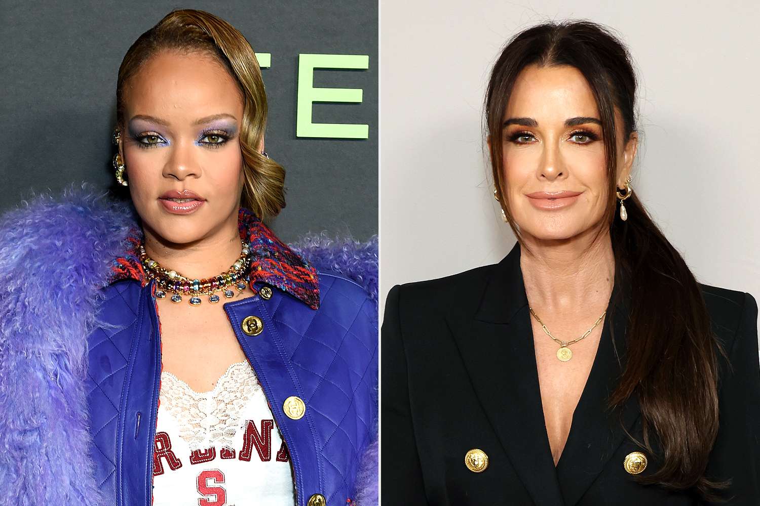 Rihanna and Kyle Richards Meet During Shopping Trip in Aspen