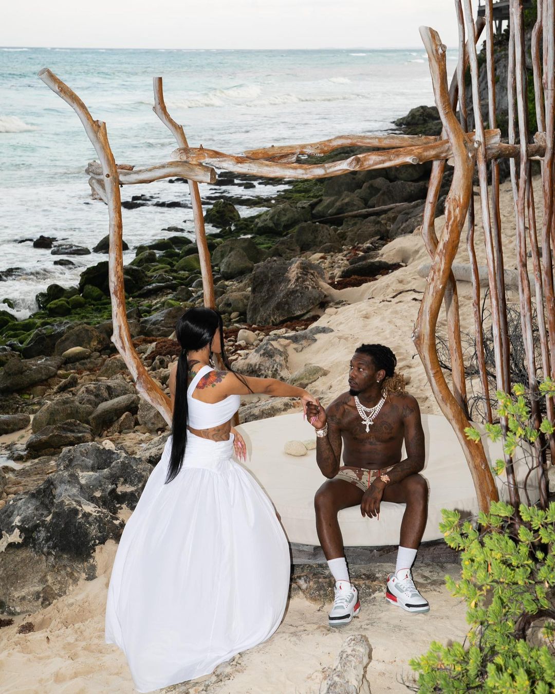 Love, Beach & Fun! Cardi B & Offset are Having a Lovely Baecation |  BellaNaija