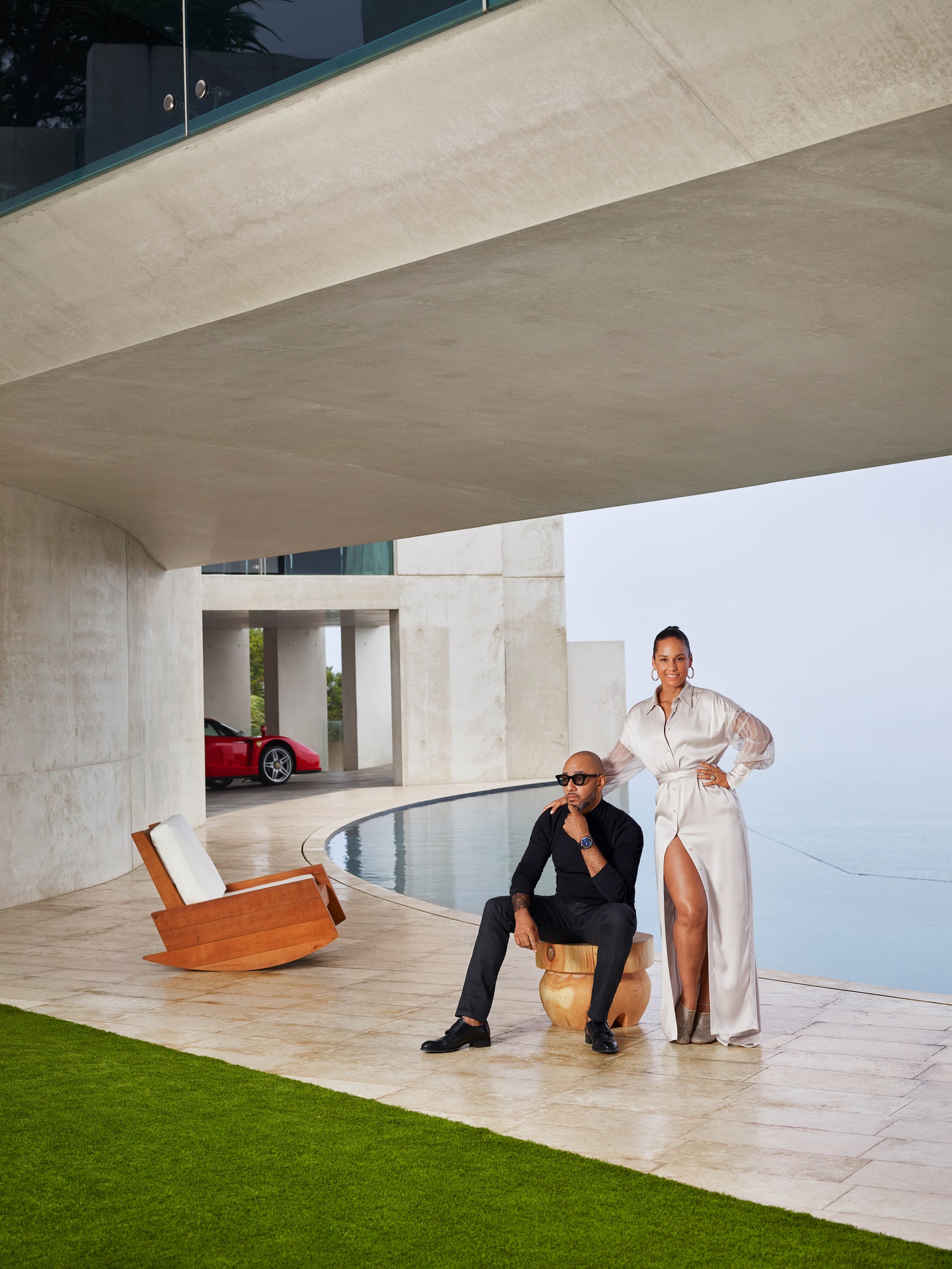 Inside Alicia Keys and Swizz Beatz's Art-Filled Modernist Home Overlooking  the Pacific Ocean | Architectural Digest