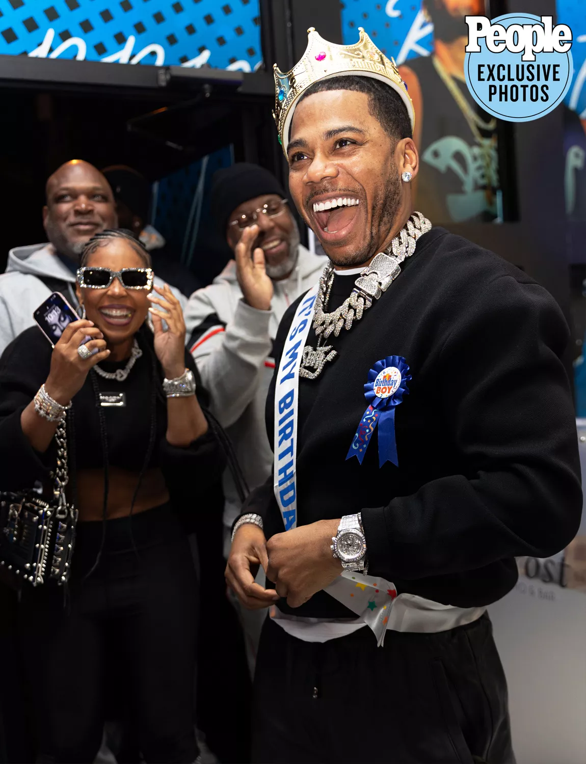 Ashanti Throws Nelly a Star-Studded, Karaoke-Filled Surprise 49th Birthday Party in Atlanta (Exclusive)