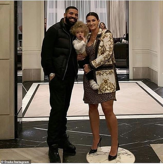 Drake's ex Sophie Brussaux shares photos where she is kissing their son  Adonis want to pose' | Daily Mail Online