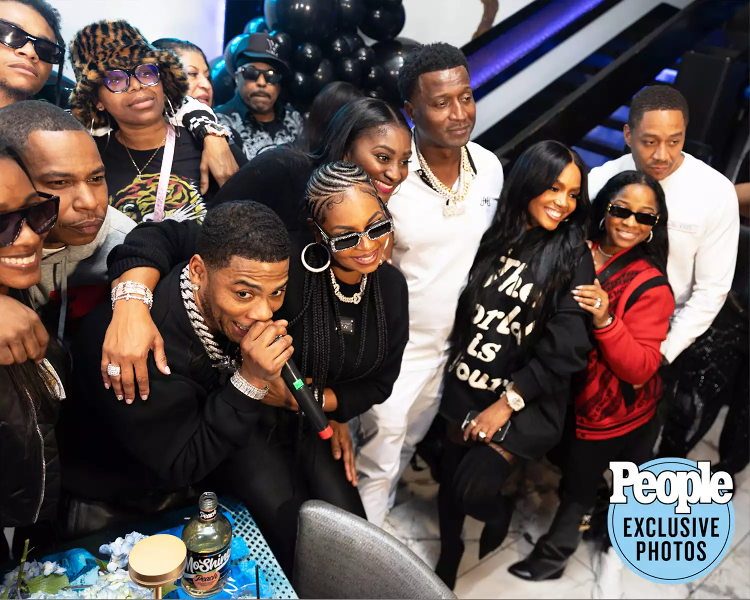 Ashanti Throws Nelly a Star-Studded, Karaoke-Filled Surprise 49th Birthday Party in Atlanta (Exclusive)