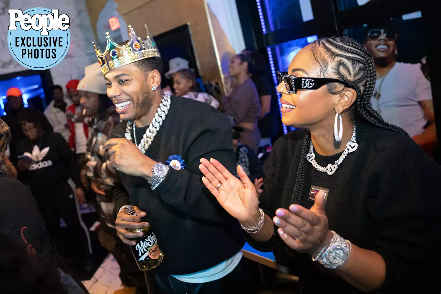Ashanti Throws Nelly a Star-Studded, Karaoke-Filled Surprise 49th Birthday Party in Atlanta (Exclusive)