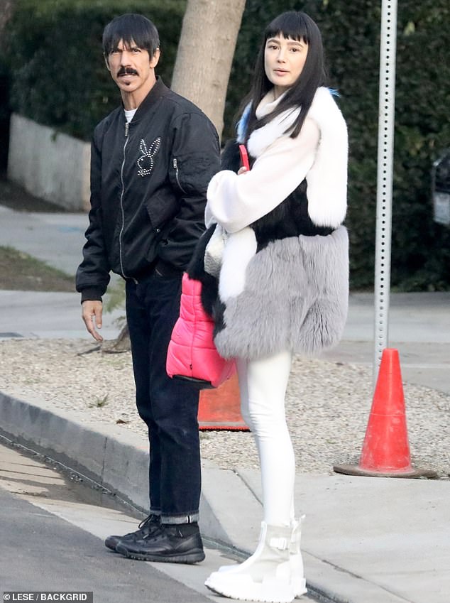 A new distraction: Anthony Kiedis was spotted out with a new young lady friend on Thursday. The 60-year-old Red Hot Chili Peppers singer was with America's Got Talent 25-year-old finalist Marina Mazepa