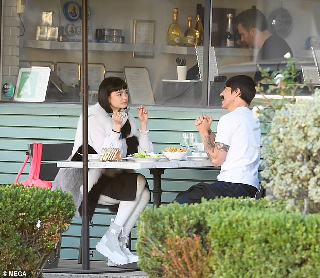 Anthony Kiedis, 60, dines out with Ukrainian contortionist Marina Mazepa,  25 | Daily Mail Online