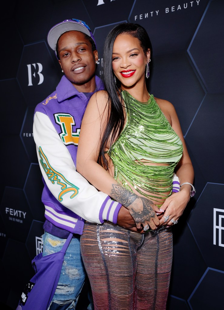 Rihanna and A$AP Rocky. 