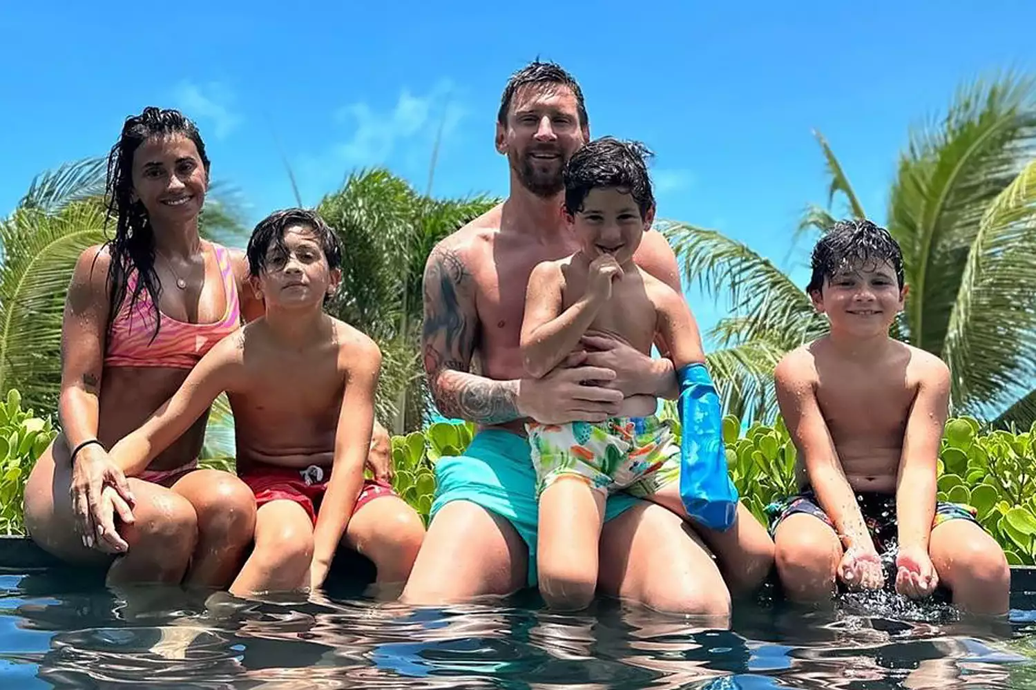 Messi family