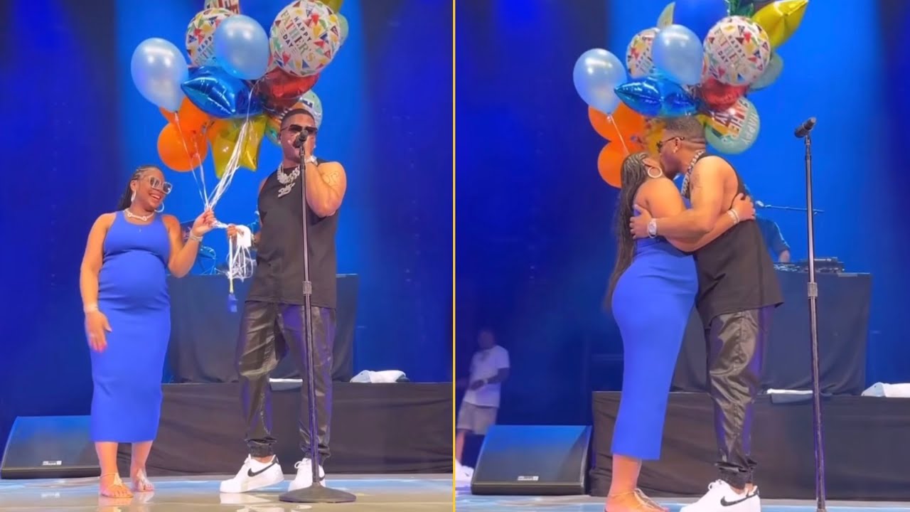 Ashanti Celebrating Father’s Day With Nelly On The Stage ‘I Love You My  King, So Proud Of You’