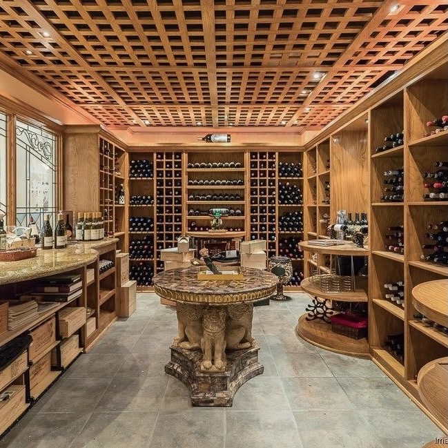 Travis Kelce Mansion: Wine Cellar