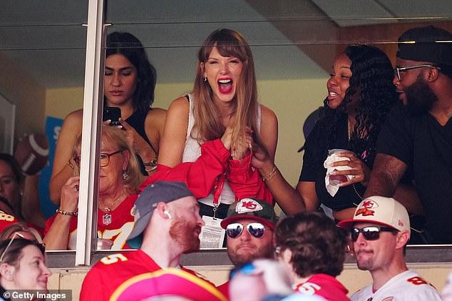 Last week! Taylor sent the internet into a frenzy when she attended theChiefs vs. Bears game in Kansas City earlier last week