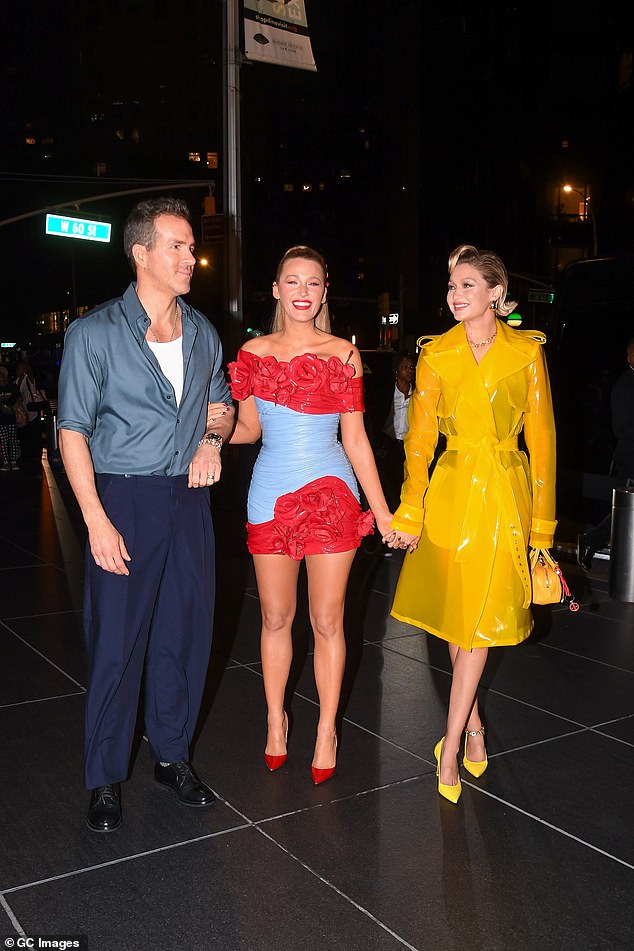 Blake Lively and her pal Gigi Hadid showed their full support for the actress' husband Ryan Reynolds as they attended the Deadpool & Wolverine premiere afterparty