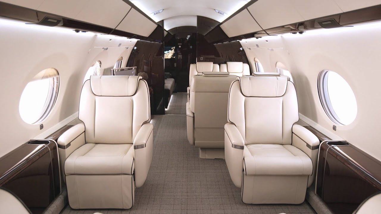 The Gulfstream G650 Cabin - YouTube