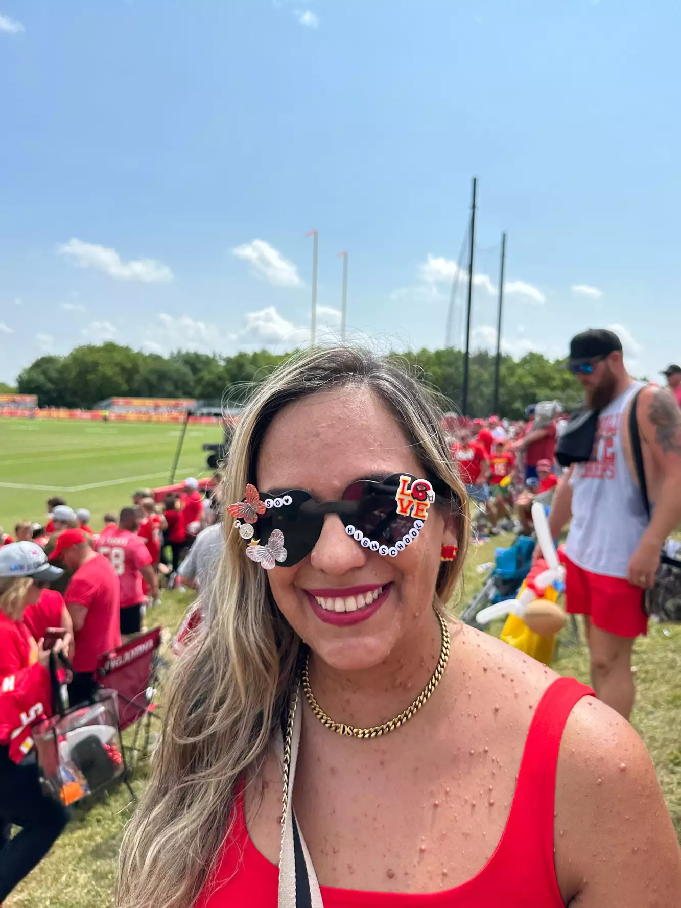 Taylor Swift Fans Cheer on Travis Kelce During Chiefs Training Camp