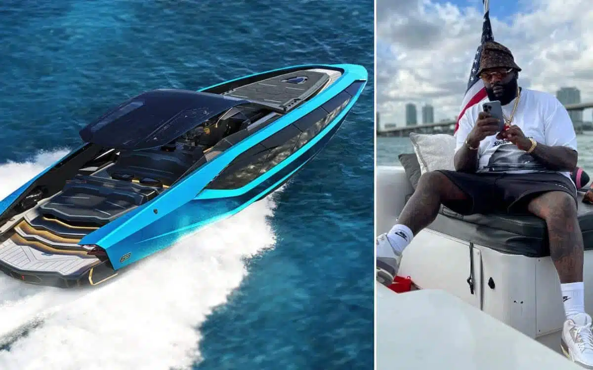 Rick Ross gives us a tour of the $6m Lamborghini yacht