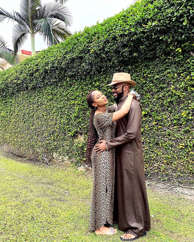 Catch a glimpse of Banky W & Adesua Etomi's precious moment - P.M. News