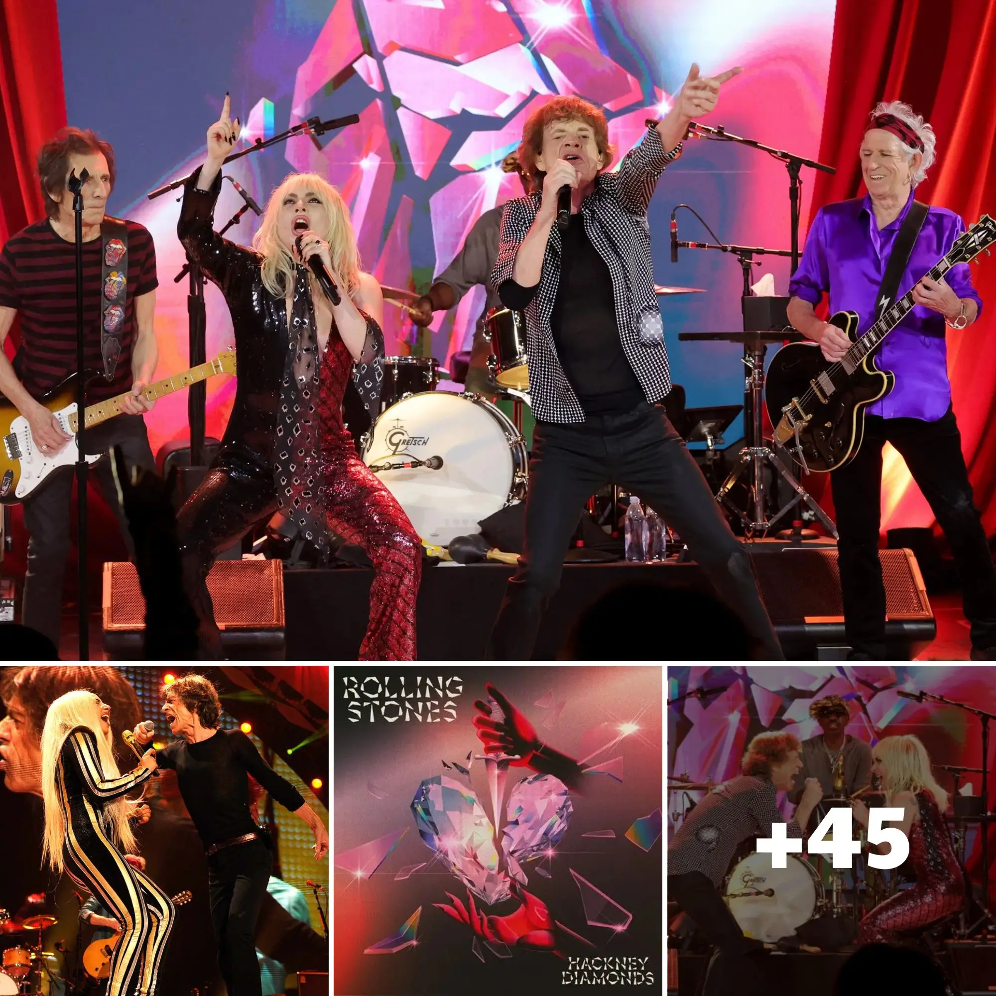 ﻿the Rolling Stones Release Special Live Edition Of Hackney Diamonds Featuring Lady Gaga 8212